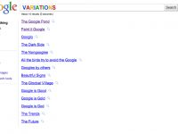 Google Variations